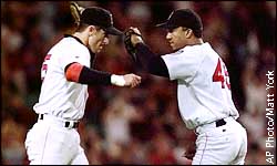Nomar Garciaparra and Pedro Martinez